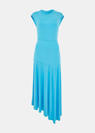 Iris Asymmetric Jersey Dress